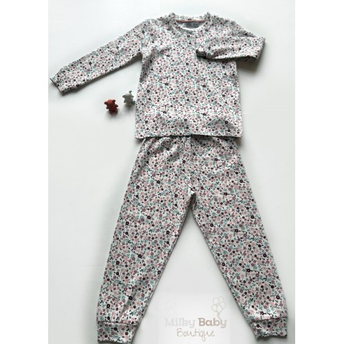 Çiçek  desenli pijama takım 