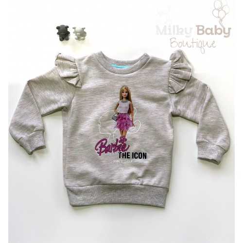 Barbie omuz detay Sweatshirt